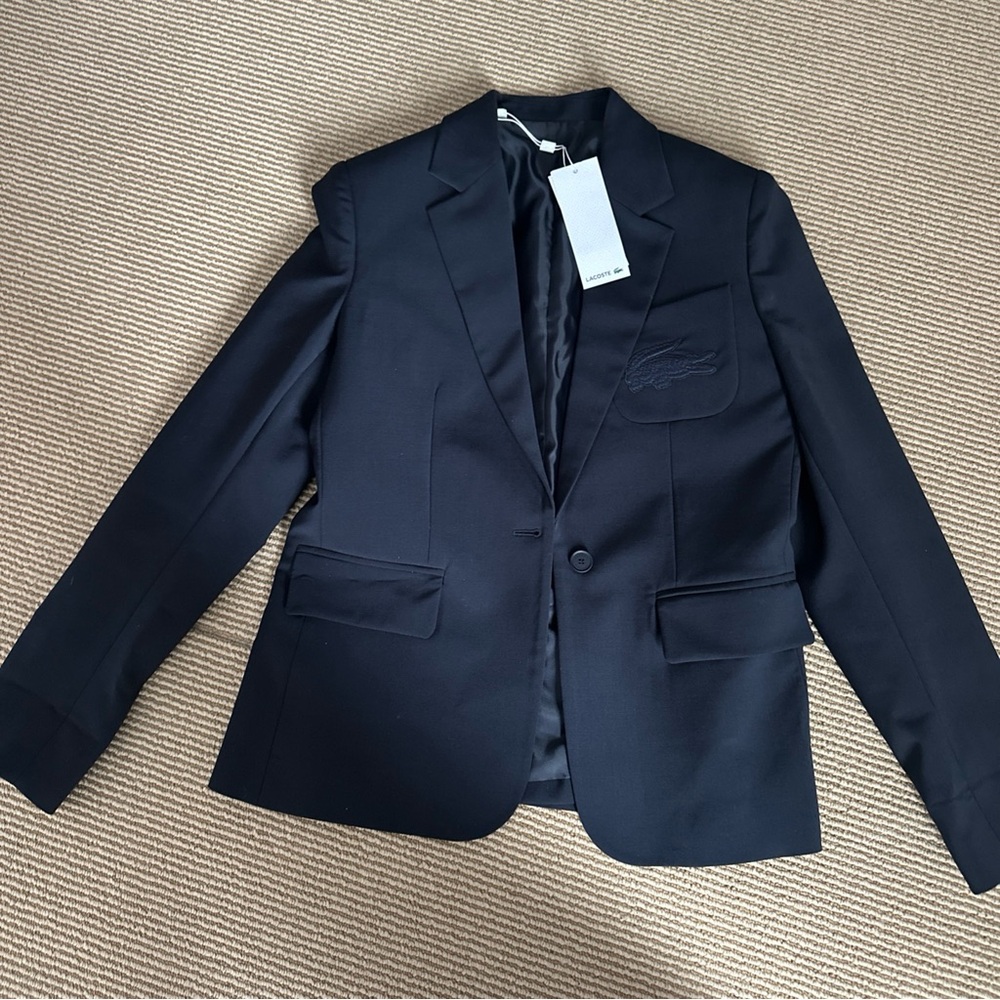 Lacoste Women’s US Open Navy Blazer size 6 - Picture 6 of 6
